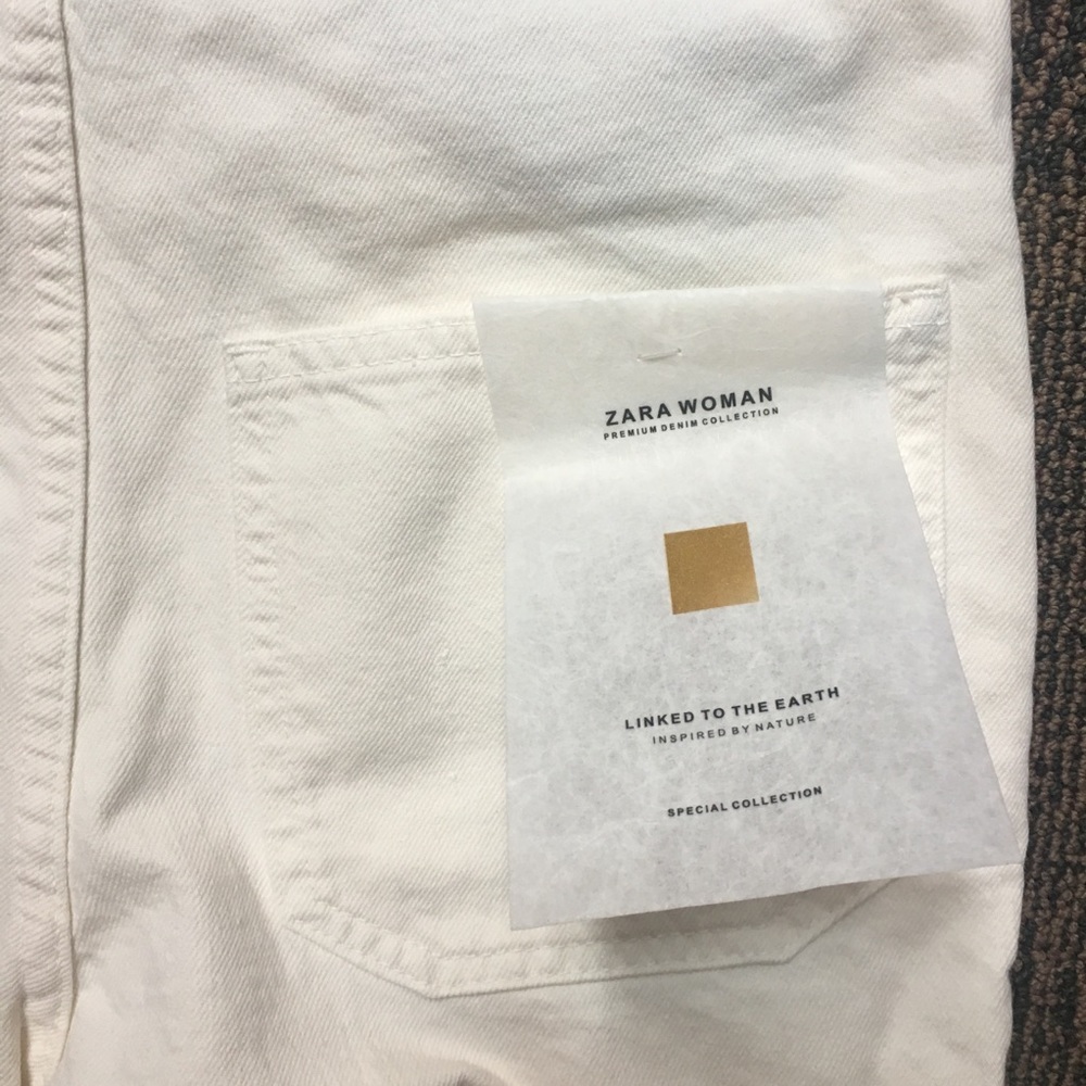 ZARA - Zip front overalls pantsuit White, XS - Picture 3 of 5